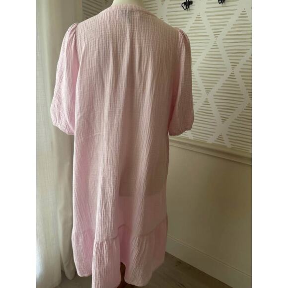 Vero Moda Women’s Medium Light Pink Gauze Dress - Picture 3 of 5